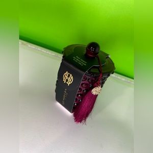 House of Harlow 1960 red jasper candle